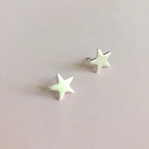 NWT Silver Star Studs Post Earrings
